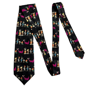 Flinstones vintage Hanna Barbera 1993 100% Polyester Tie‎